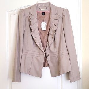 WHBM Tan Blazer